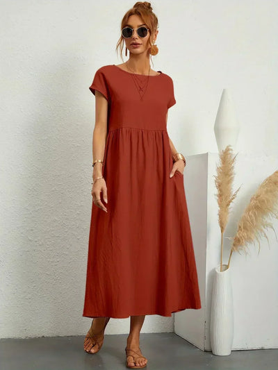 Lurienne™ | Abito leggero in morbido cotone con tasche