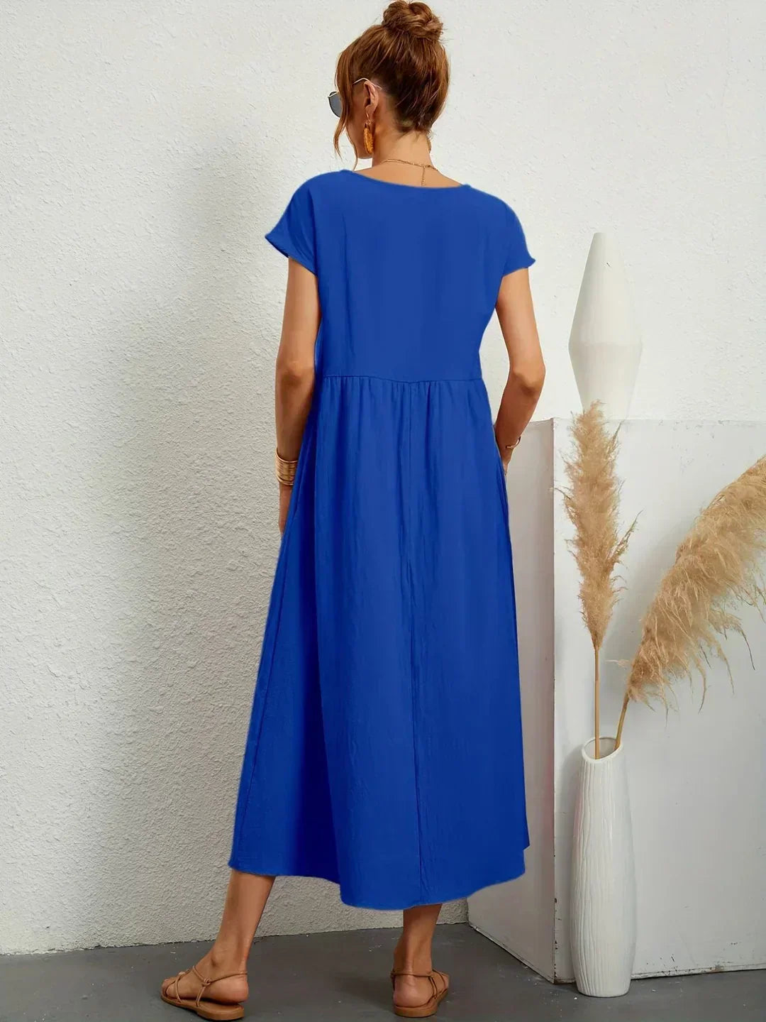 Lurienne™ | Abito leggero in morbido cotone con tasche