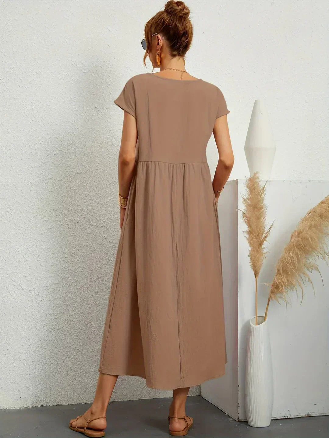 Lurienne™ | Abito leggero in morbido cotone con tasche