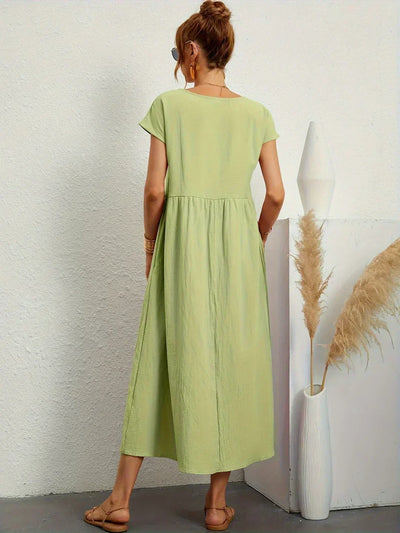 Lurienne™ | Abito leggero in morbido cotone con tasche