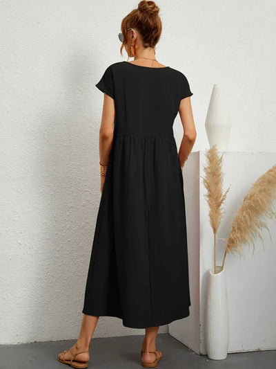 Lurienne™ | Abito leggero in morbido cotone con tasche