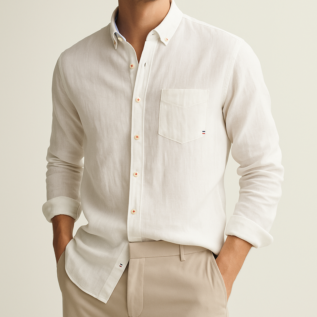 Givalli | Camicia Elegante in Lino Saint-Tropez