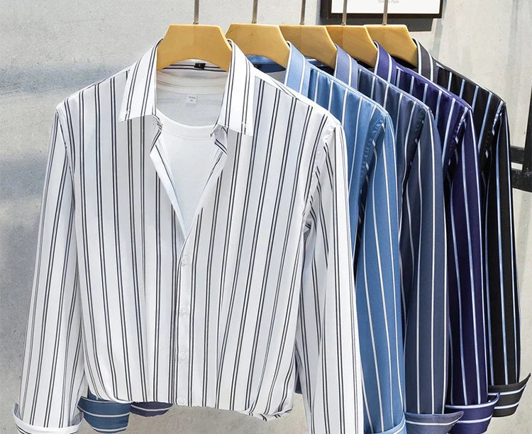 Givalli | Camicia Elegante a Strisce per Uomo