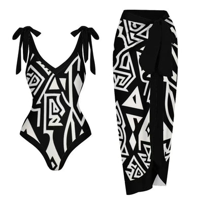Zemina™ | Costume intero push-up modellante con accappatoio abbinato
