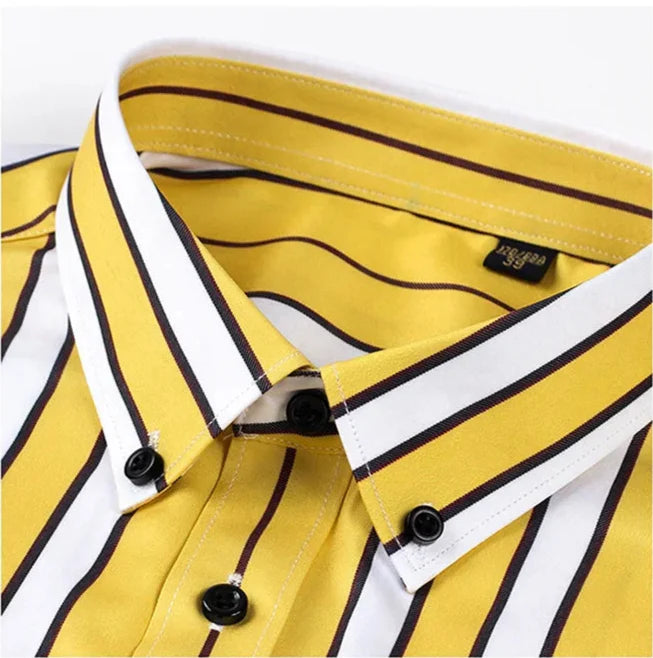 Givalli | Camicia Casual a Righe da Uomo