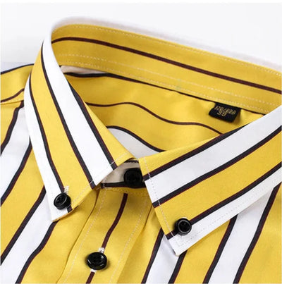 Givalli | Camicia Casual a Righe da Uomo