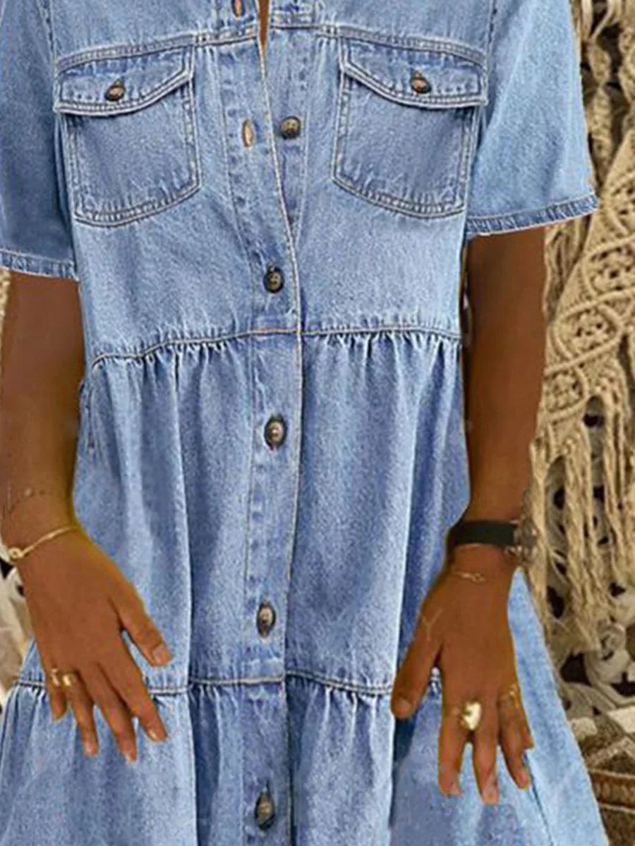 Sofia | Vestito Boho Denim