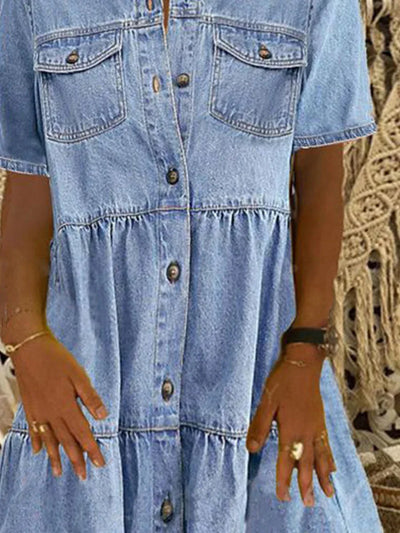 Sofia | Vestito Boho Denim