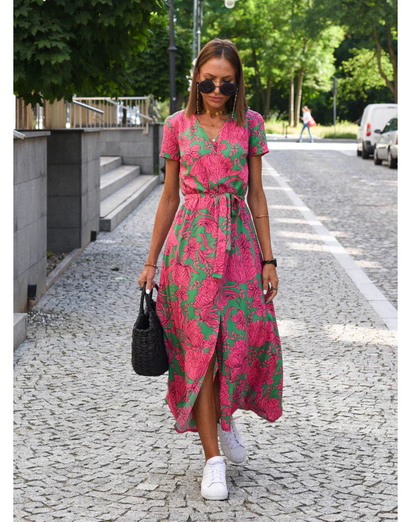 Elleli™ | Elegante abito con scollo a V