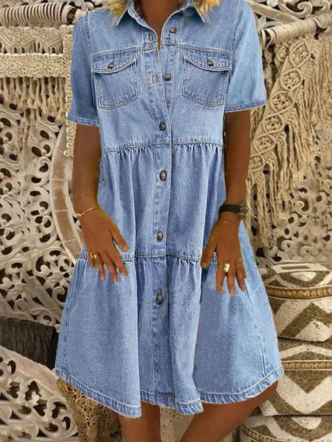 Sofia | Vestito Boho Denim