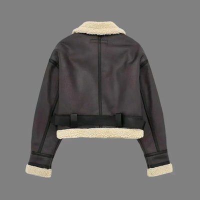 Giacca in pelle alla moda per le donne