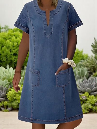 Allyn™ | Abito in morbido denim