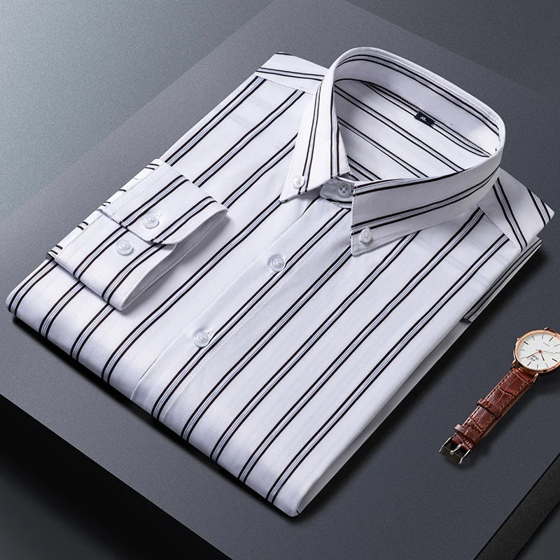 Givalli | Camicia Elegante a Strisce per Uomo
