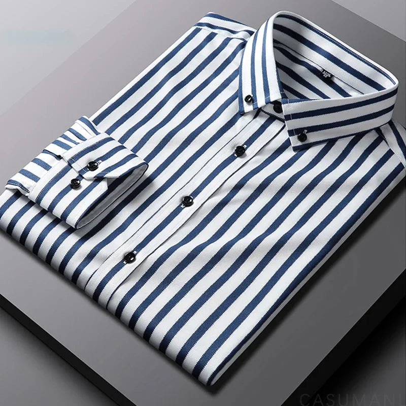 Givalli | Camicia Casual a Righe da Uomo