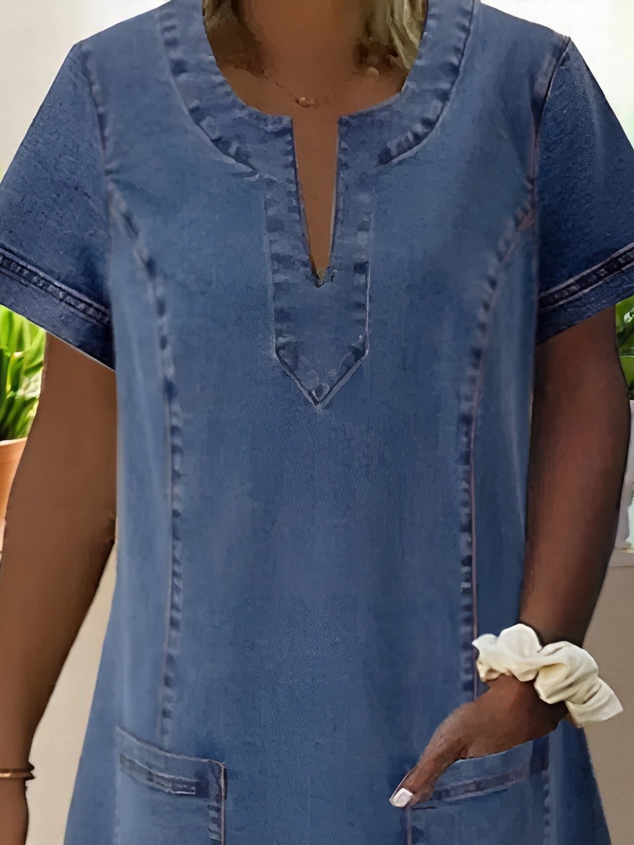 Allyn™ | Abito in morbido denim