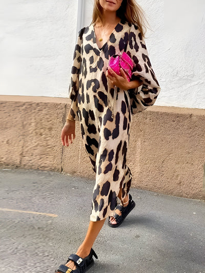 Giano™ | Abito con stampa leopardata audace ed elegante