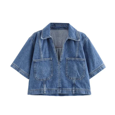 Sofia | Completo Denim V-hals