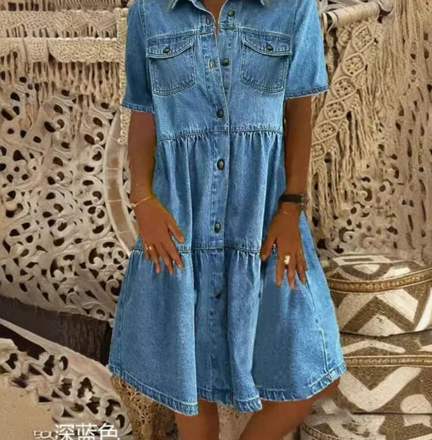 Sofia | Vestito Boho Denim