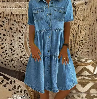 Sofia | Vestito Boho Denim
