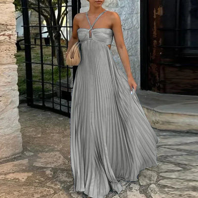 Beauna™ | Abito da festa plissettato con spalle scoperte