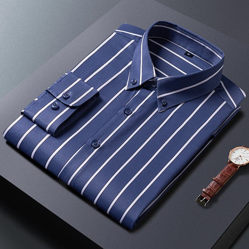 Givalli | Camicia Elegante a Strisce per Uomo