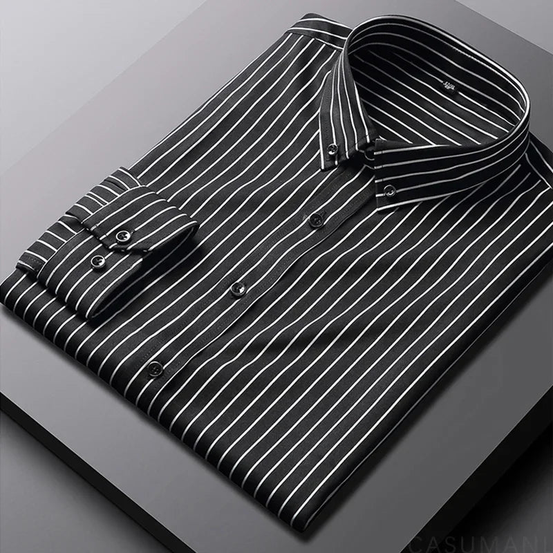 Givalli | Camicia Casual a Righe da Uomo