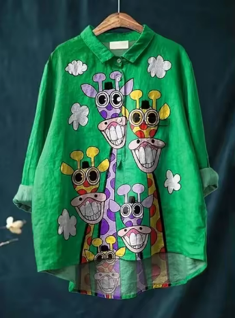 Sofia | Blusa con giraffe