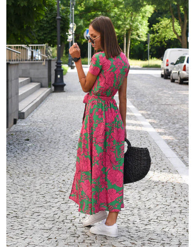 Elleli™ | Elegante abito con scollo a V