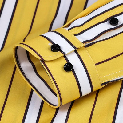 Givalli | Camicia Casual a Righe da Uomo