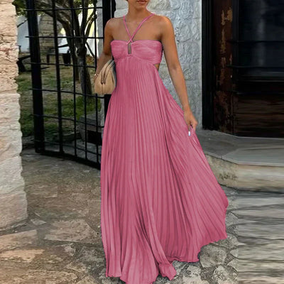 Beauna™ | Abito da festa plissettato con spalle scoperte