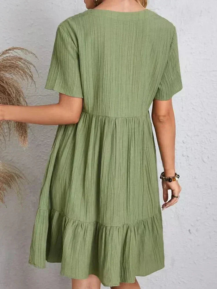 Mirelda™ | Elegante abito che valorizza la pancia