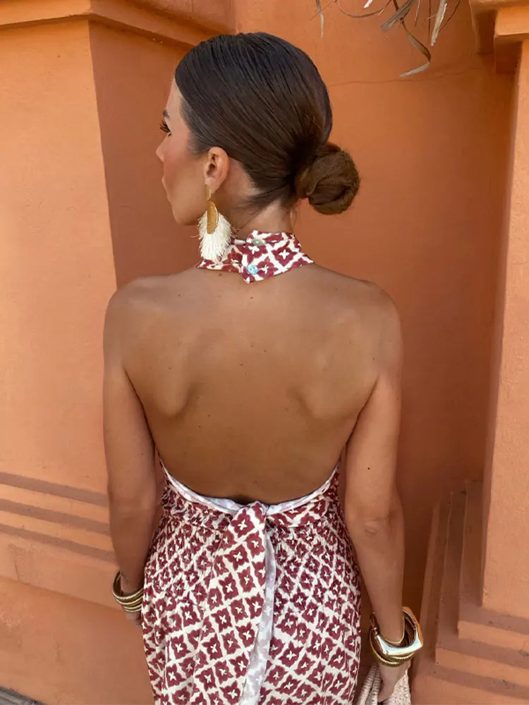 Mickay™ | Elegante Abito Midi con Spalle Scoperte