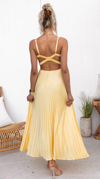 Aby | Abito Elegante Giallo