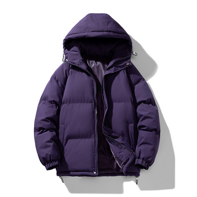 Cappotto invernale con cappuccio