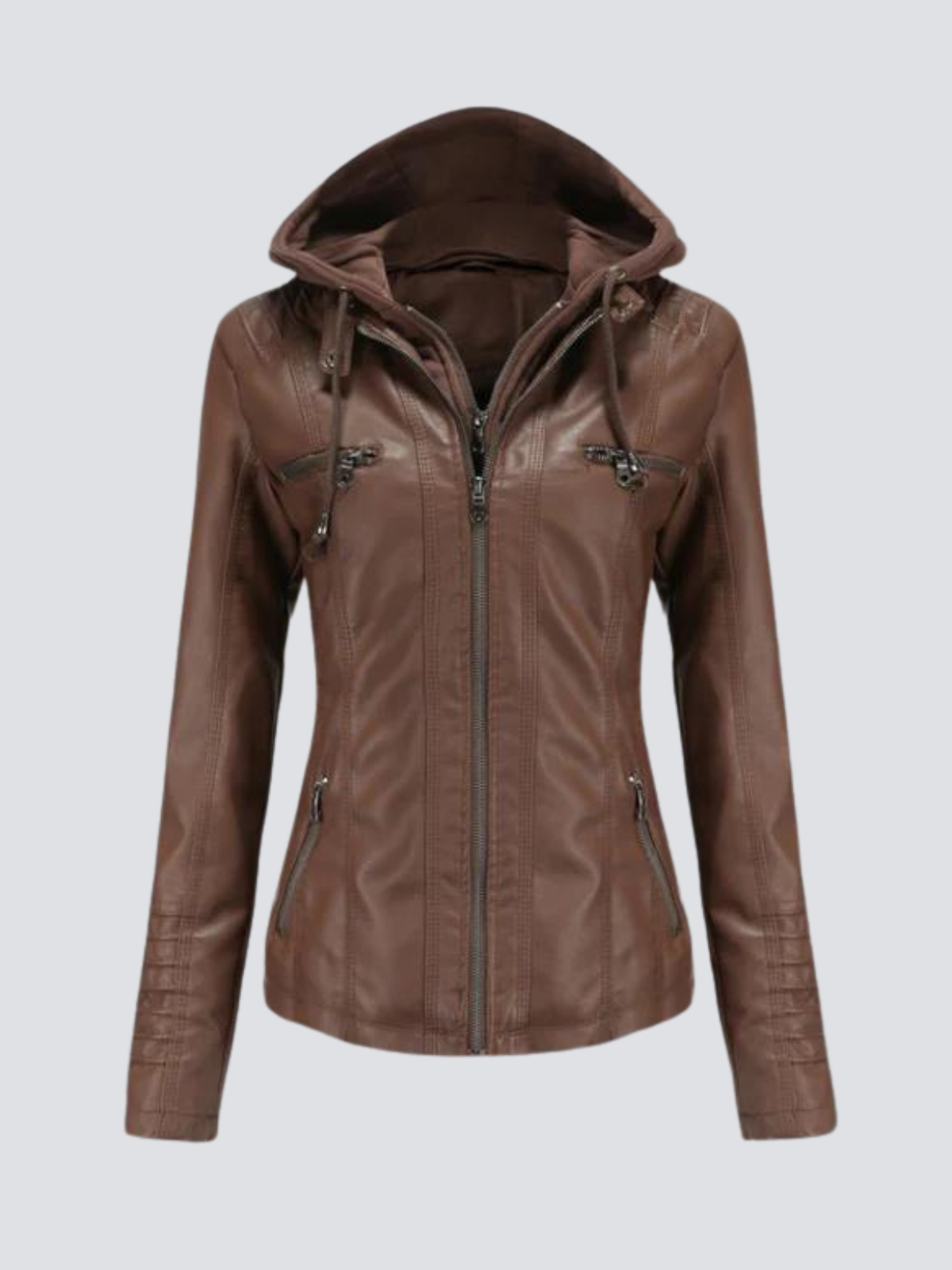 Giacca in pelle comoda