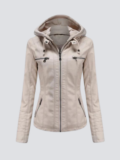 Giacca in pelle comoda