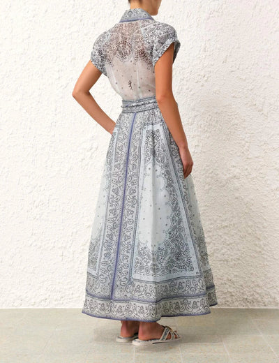 Abito estivo con stampa Paisley