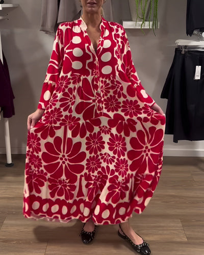 Marielle | Abito Elegante Maxi Stampato