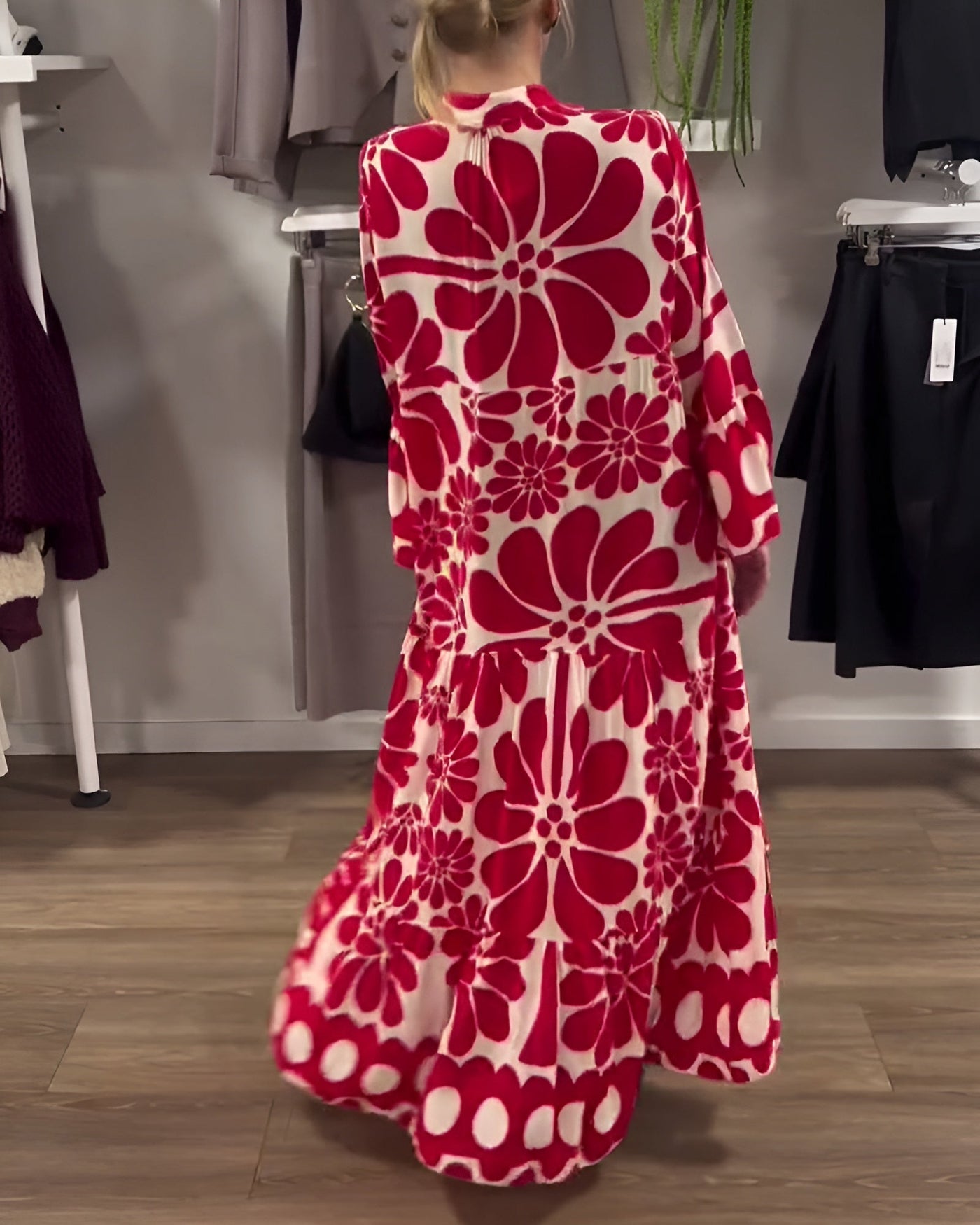 Marielle | Abito Elegante Maxi Stampato