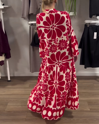 Marielle | Abito Elegante Maxi Stampato