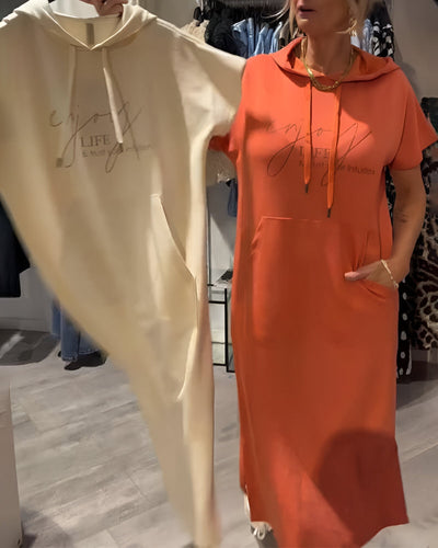 Brielle™ | Abito casual con cappuccio