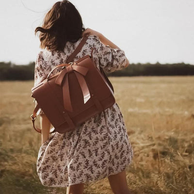 Sienna | Borsa Retro Twist in Blu-Rosa