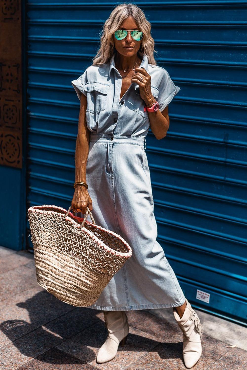 Sofia | Vestito Elegante Jeans