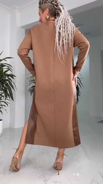 Elegante abito a maniche lunghe