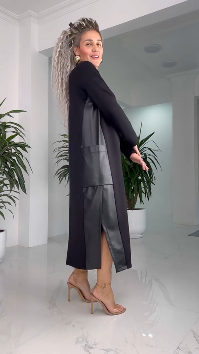 Elegante abito a maniche lunghe
