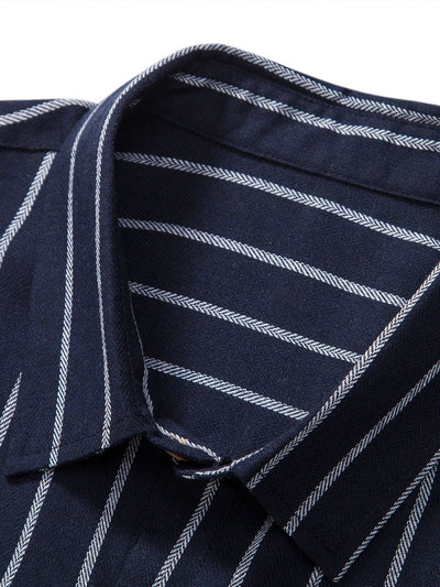 Marco | Camicia a Righe e Pantaloni in Lino