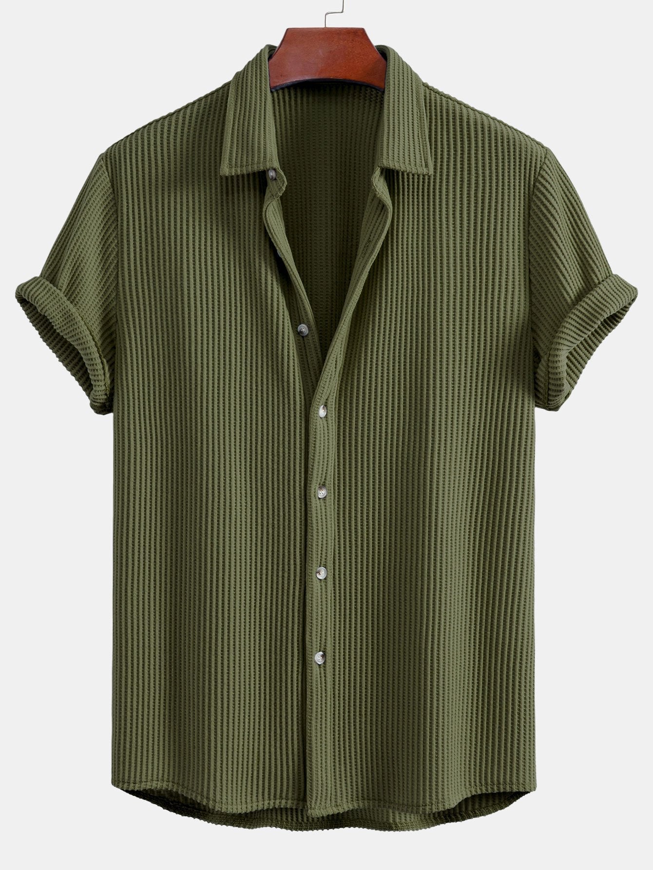 Luca | Camicia a Waffle & Pantaloni in Lino