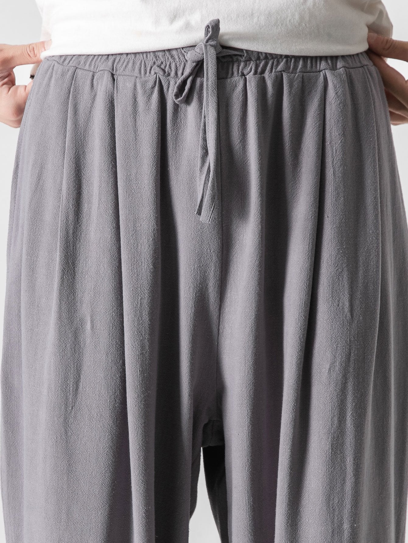 Lorenzo | Pantaloni Ampi in Lino e Cotone