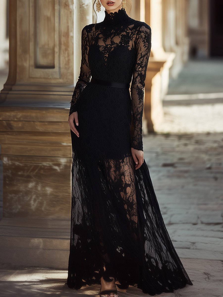 Serafina | Abito Elegante Nero
