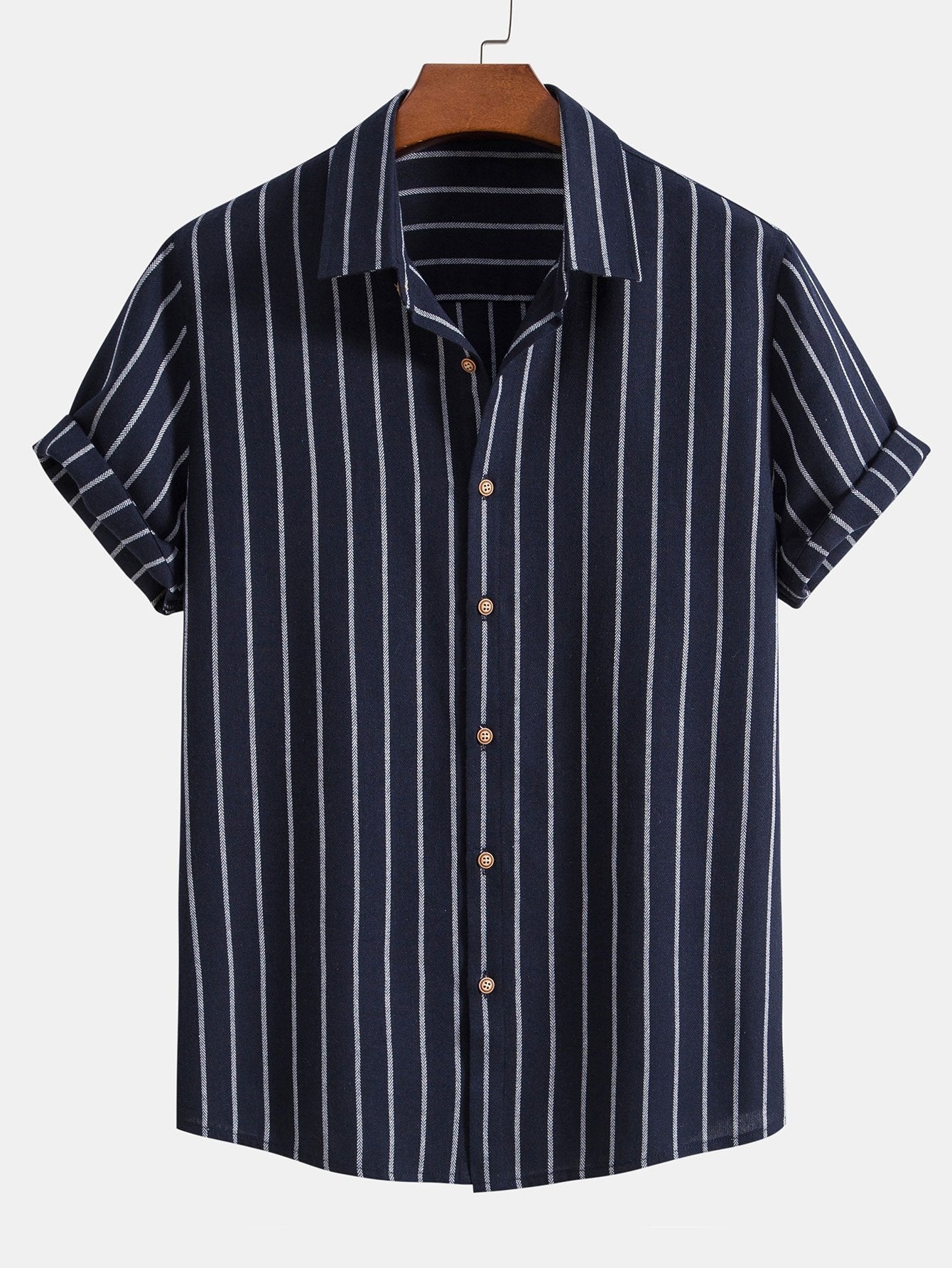 Marco | Camicia a Righe e Pantaloni in Lino